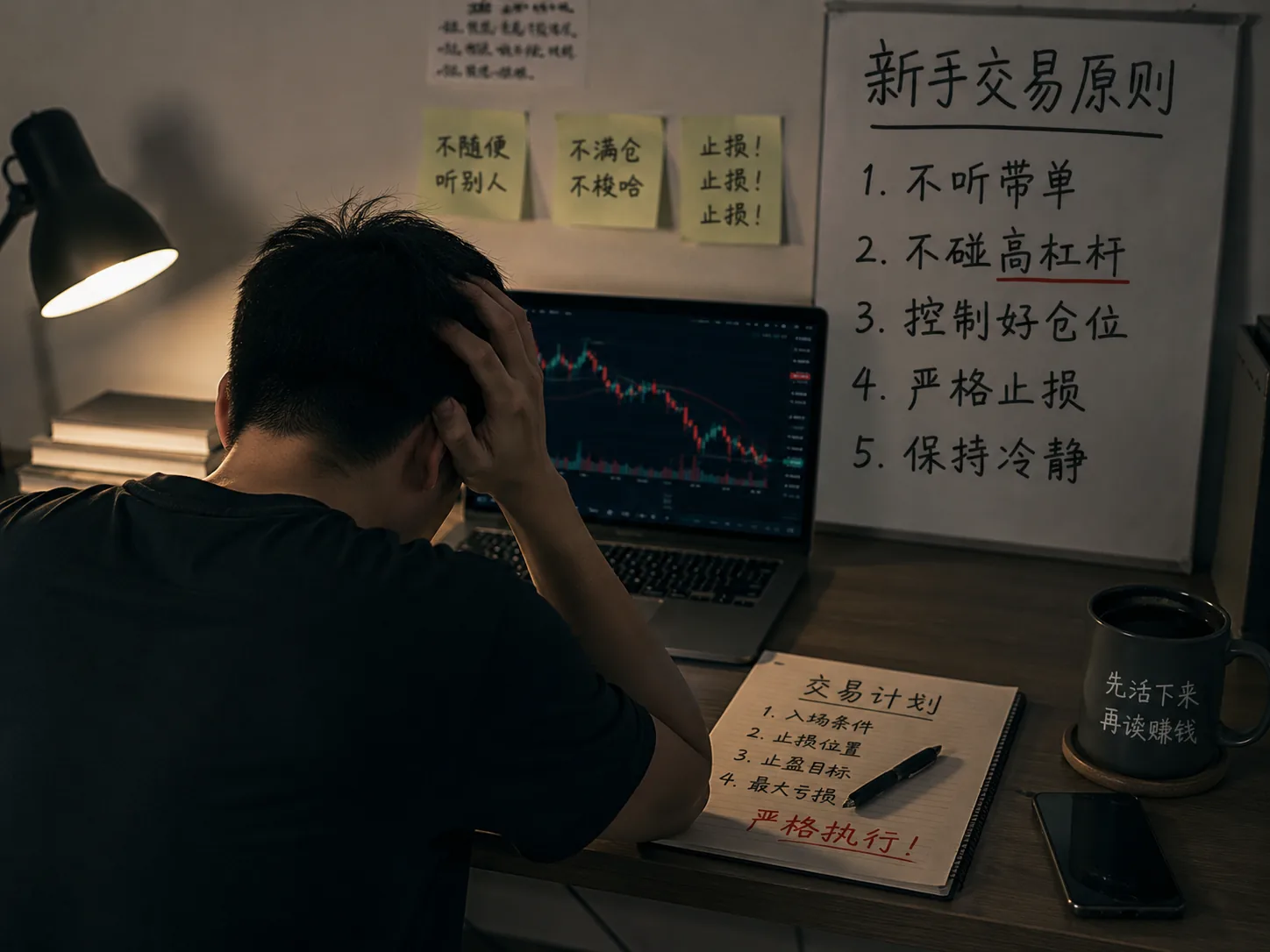 新手交易避坑指南：别轻信带单老师，远离高杠杆
