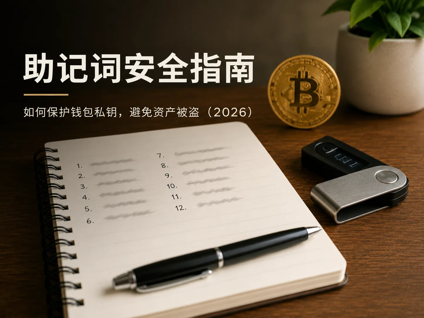 助记词安全指南：如何保护钱包私钥，避免资产被盗（2026）