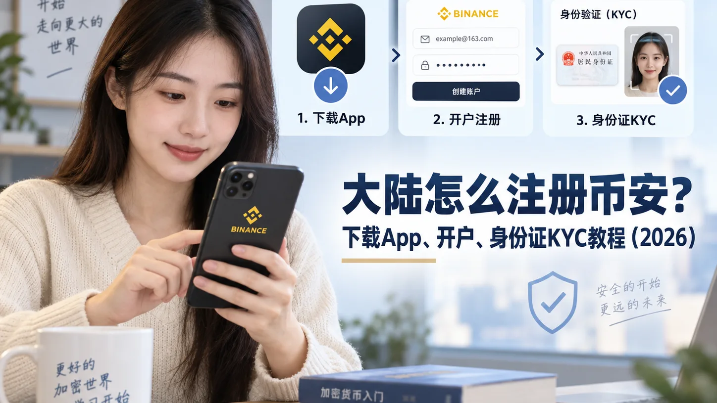 币安注册教程 2026：国内身份证＋人脸识别开户全流程（附截图）