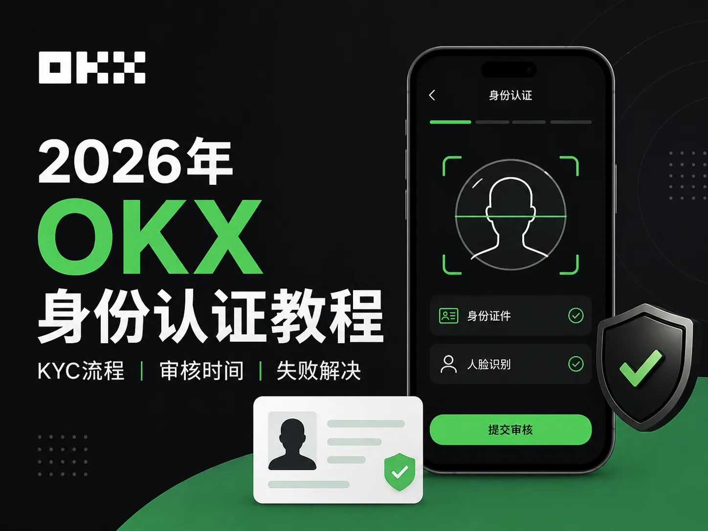 2026年 OKX 身份认证教程：KYC流程、审核时间与失败解决方法