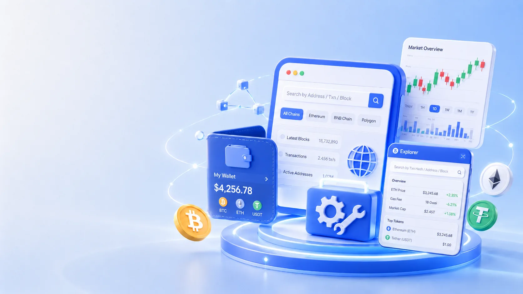 CoinTrailHub 工具导航 - 加密货币实用工具集合