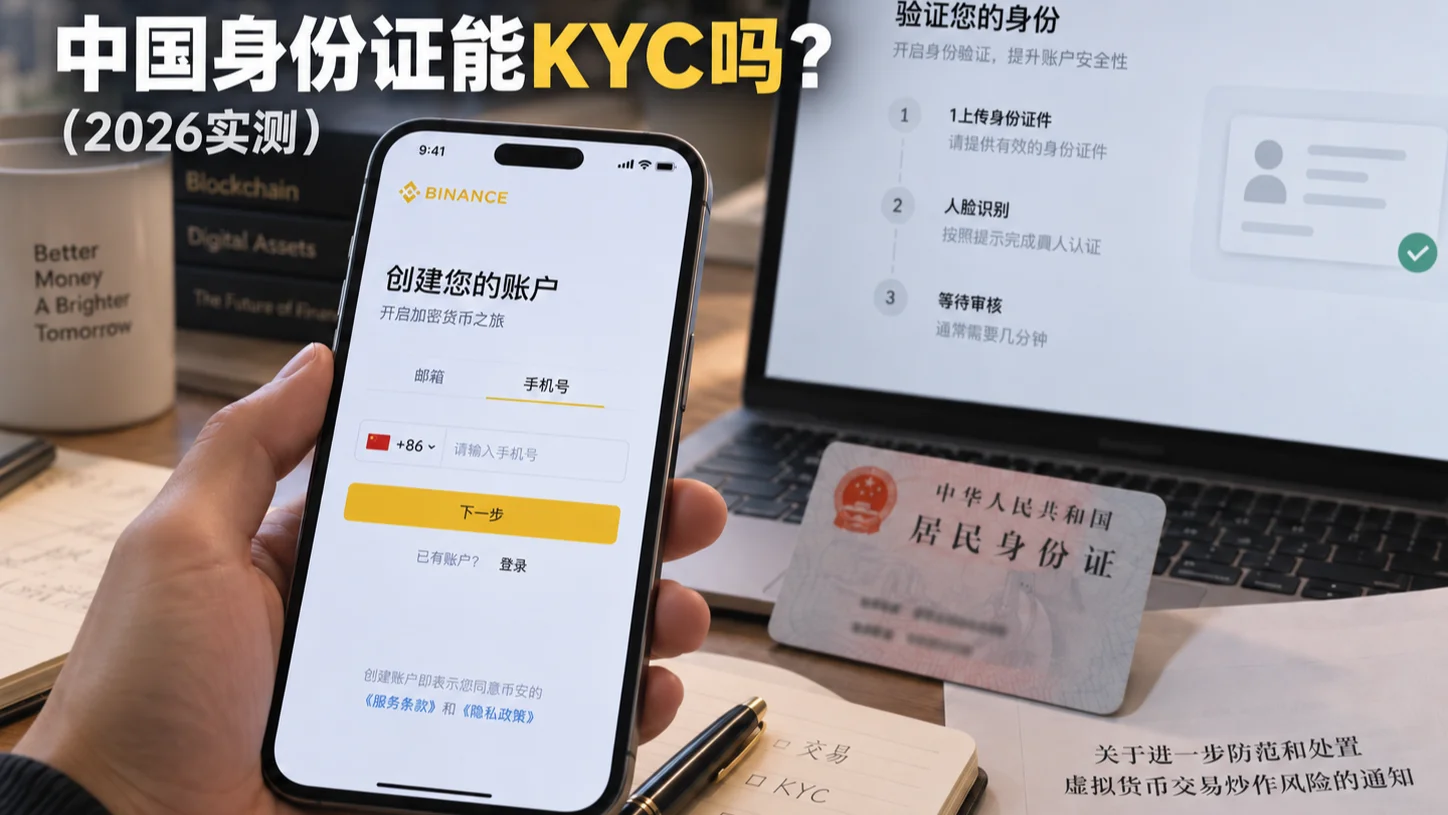 国内还能注册币安吗？中国身份证能KYC吗？（2026实测）