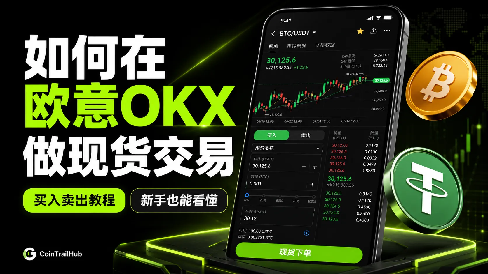 欧易 OKX 怎么交易现货？实操视频教程